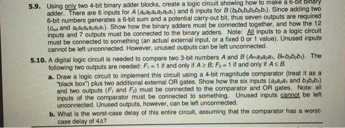 Solved 5.3. Design circuits to implement the function | Chegg.com