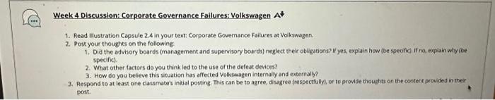 volkswagen corporate governance case study