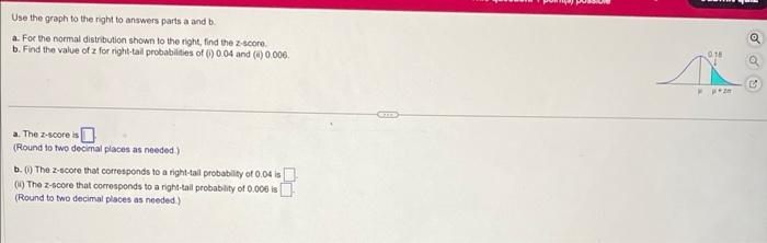 Solved Use the graph to the right to answers parts a and b. | Chegg.com