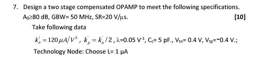 Solved Answer The Following Two Questions Related To Vlsi | Chegg.com