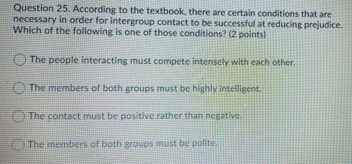 Solved there are certain conditions that are necessary in | Chegg.com