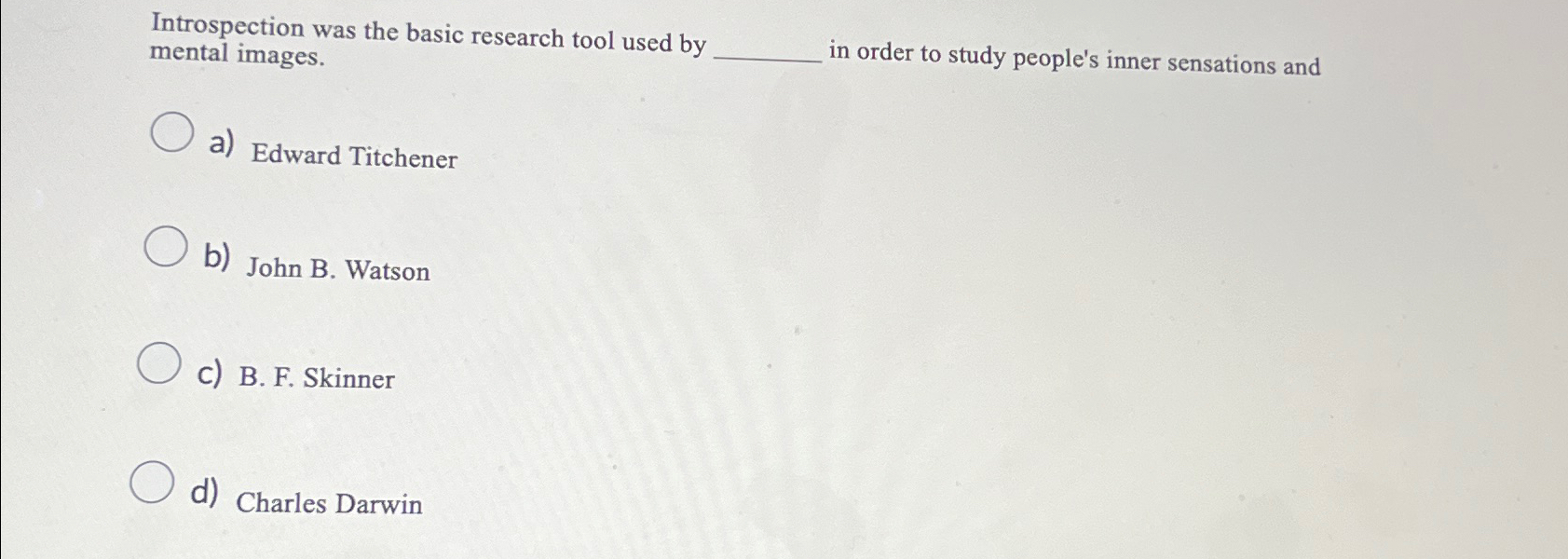 introspection a research tool used by early