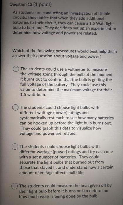 Solved A student is studying household electricity use and | Chegg.com