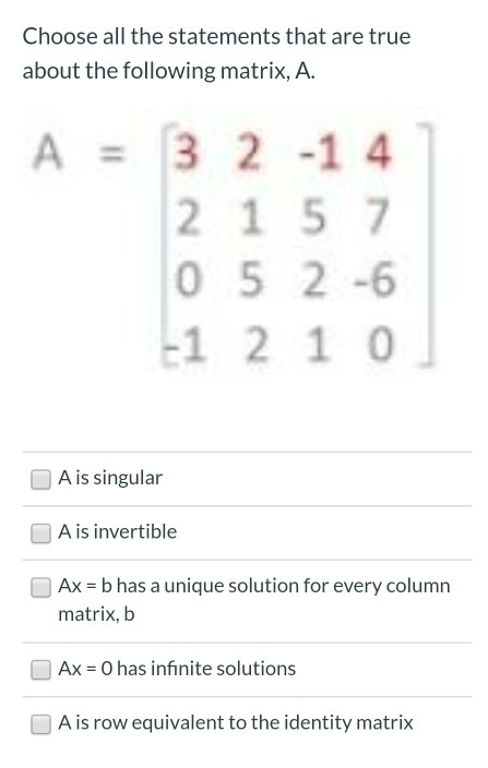 Solved Explain in your own words why matrix multiplication | Chegg.com