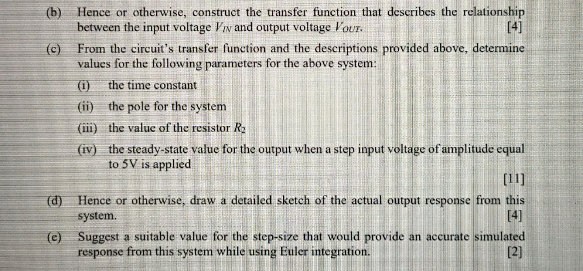 Solved Q3. The schematic shown in Figure Q3 represents a | Chegg.com