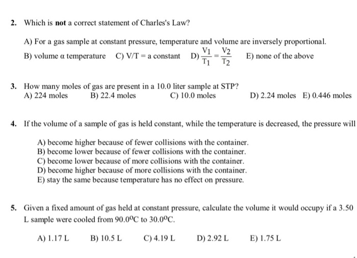 Pick only the incorrect statement.for gas A, a=0,the