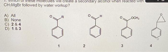 Solved A) All B) None C) 2&4 D) 1&3 1 2 3 4 | Chegg.com
