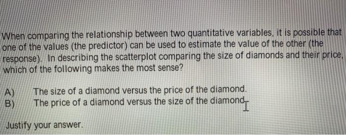 Solved 2. For the scatterplot below, identify which | Chegg.com
