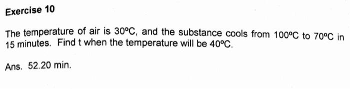 Solved The temperature of air is 30∘C, and the substance | Chegg.com