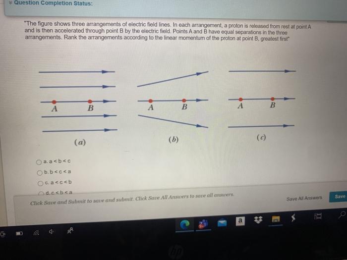 Solved Question Completion Status: "The Figure Shows Three | Chegg.com