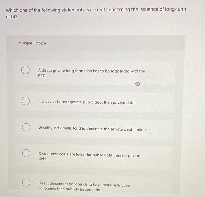 solved-which-one-of-the-following-statements-is-correct-chegg