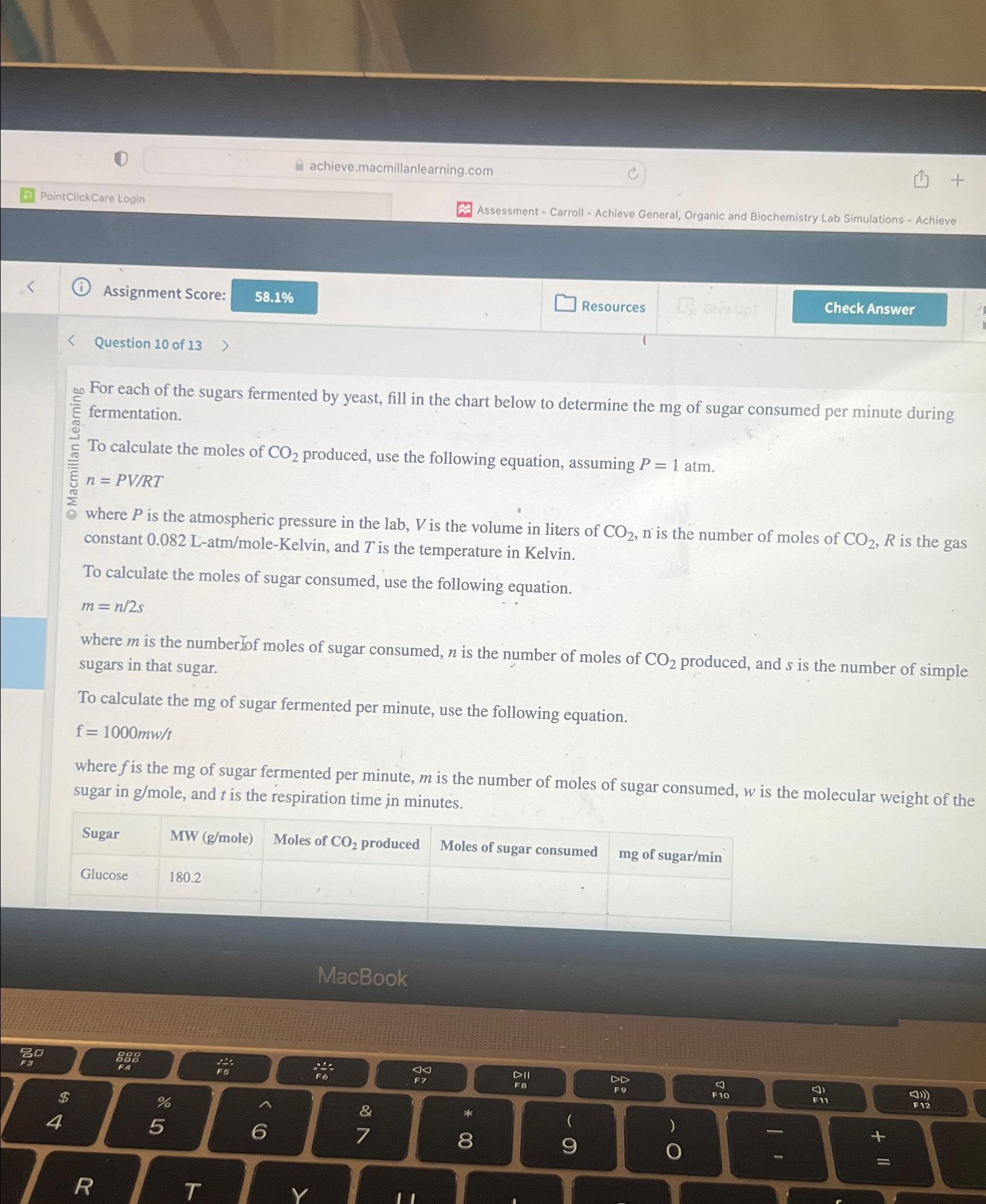 Solved (1)achieve.macmillanlearning.comPointClickCare | Chegg.com