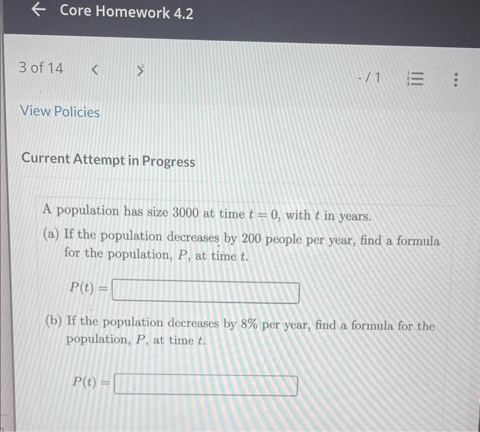 Solved Current Attempt in Progress A population has size | Chegg.com