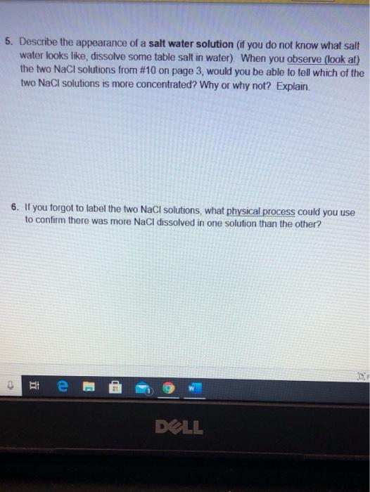 a salt water solution is an example of a n