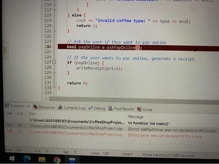 Solved C++I Am Having Trouble With This, Can You Help Me Be | Chegg.com