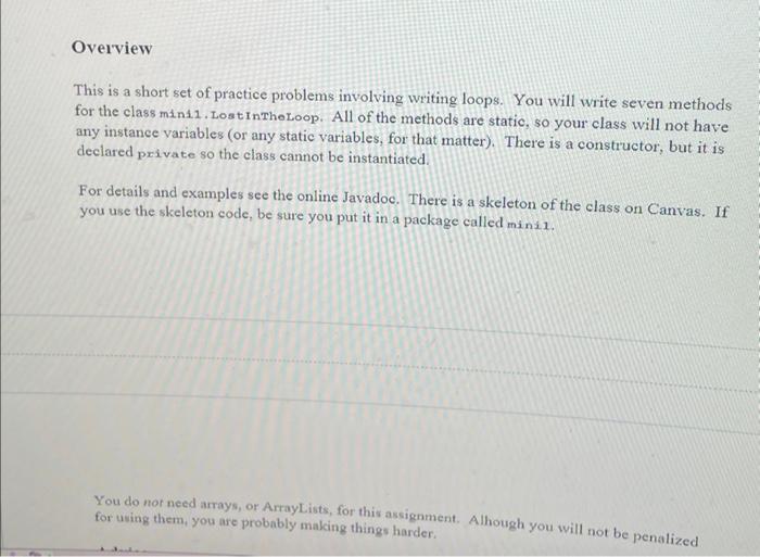 Solved This is a short set of practice problems involving | Chegg.com