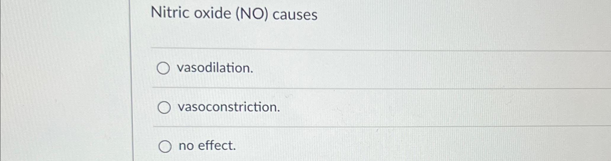 Solved Nitric oxide (NO) | Chegg.com