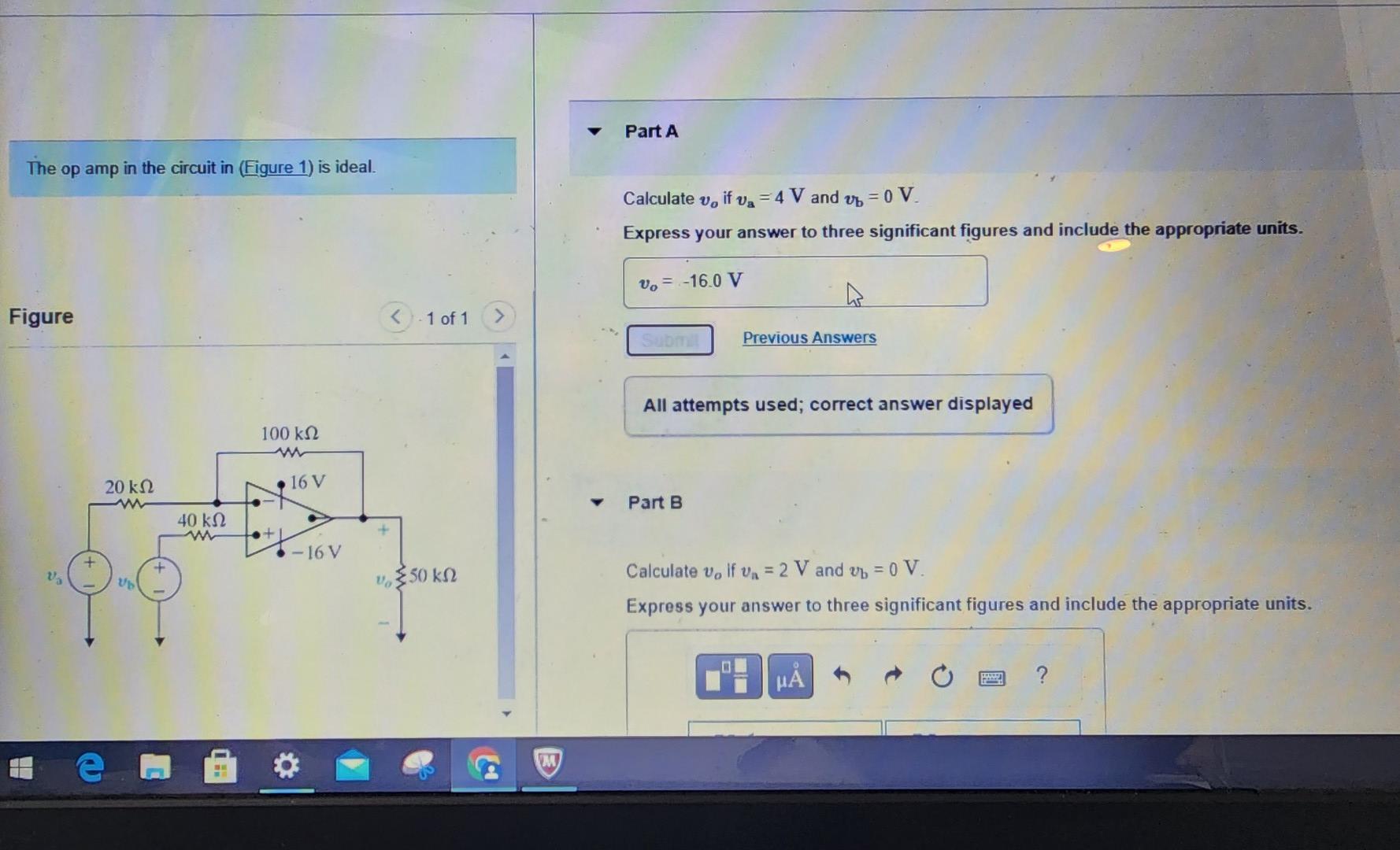 Solved The op amp in the circuit in is ideal. Figure | Chegg.com