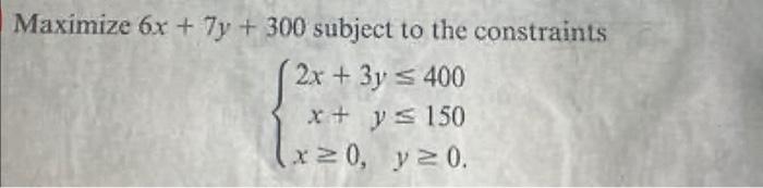 Solved how to solve using simplex form? whole numbers and | Chegg.com