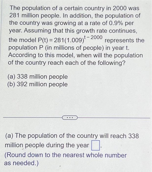 Solved ANSWER B TOO. Its The Same As Question A But 392 | Chegg.com