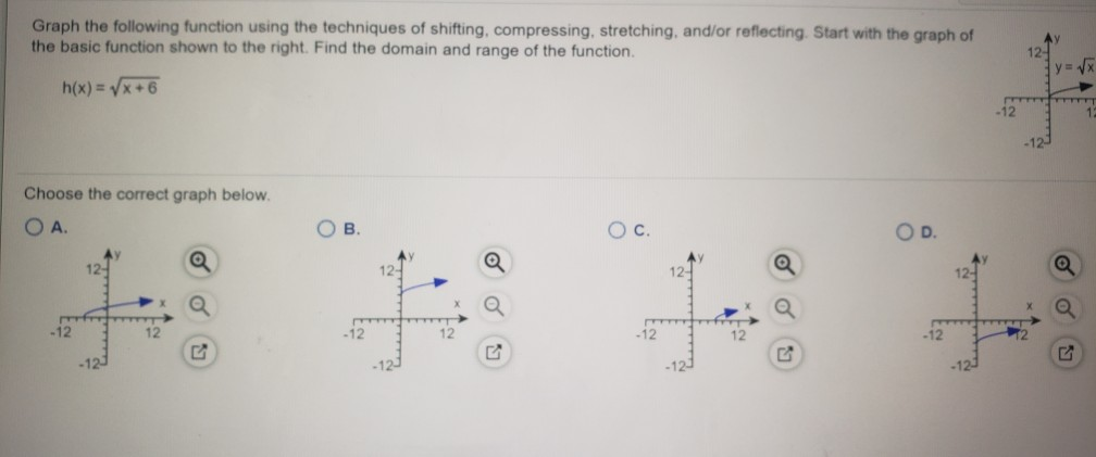 Solved Graph the following function using the techniques of | Chegg.com