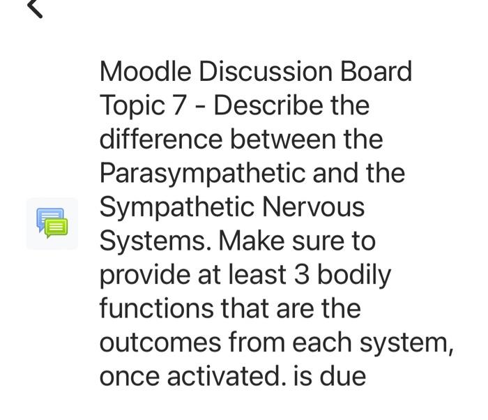 Solved Moodle Discussion Board Topic 7 Describe the