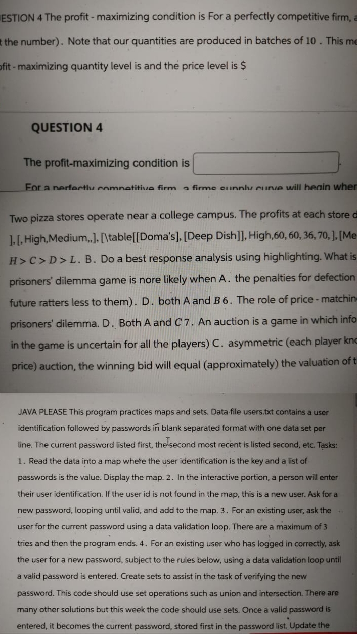 Computer science Question in computer science | Chegg.com