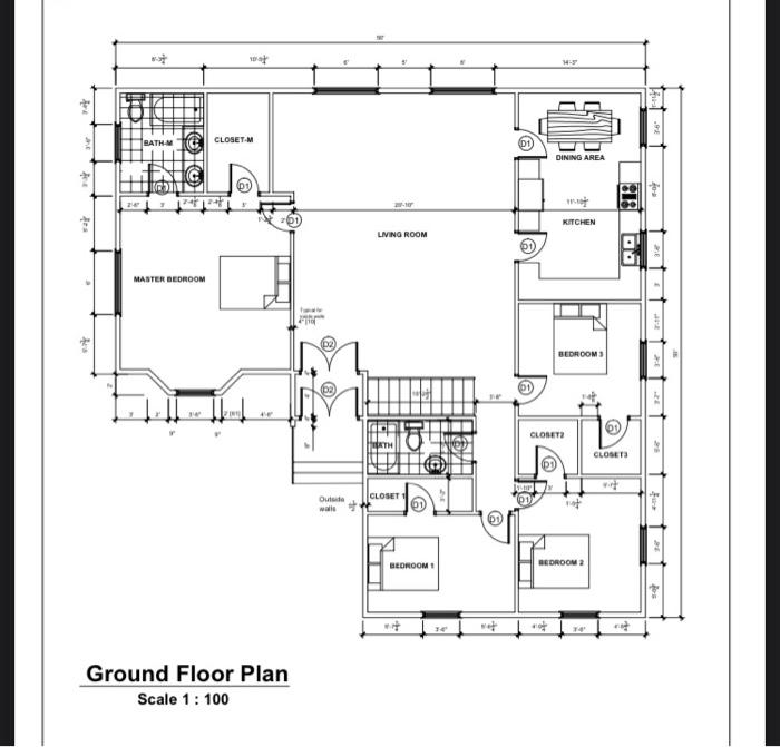 It's a project for my residental drawing for | Chegg.com