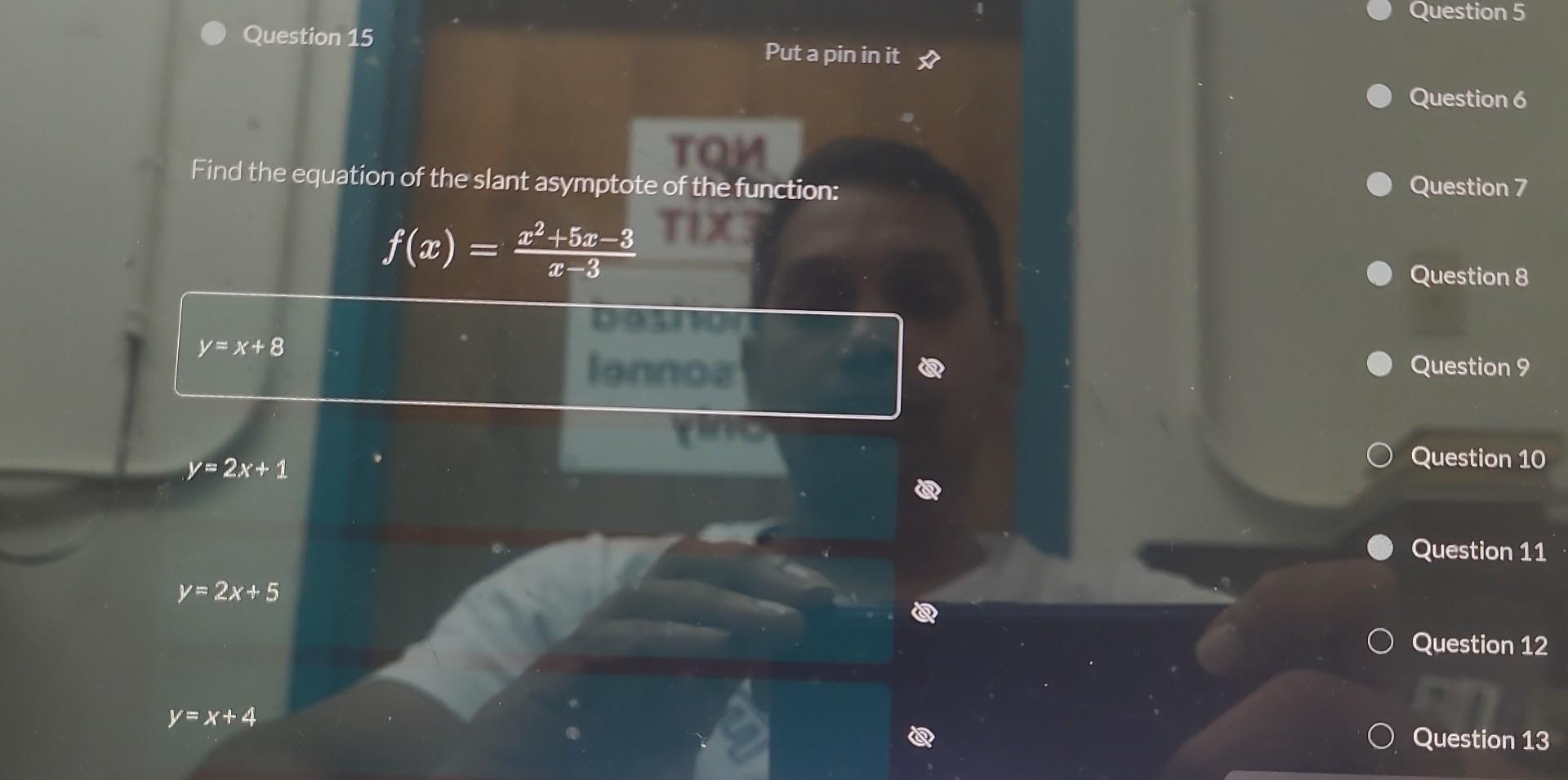 How to find slant asymptote