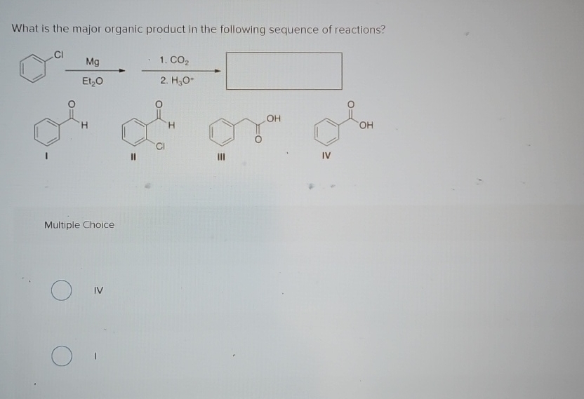What Is The Major Organic Product For The Following Reaction Solved What is the major organic product in the following | Chegg.com