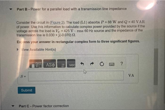 Solved Power Calculations In this tutorial, you will | Chegg.com