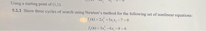 Solved Using a starting point of (1,1). 5.2.2 Show three | Chegg.com