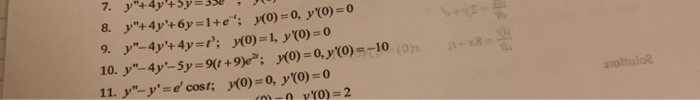 0 4(6 - 4y) = 0 5(7 - 3y) - 1 9