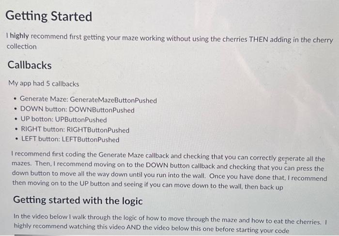 Create a MATLAB app that is a maze solving game. Your | Chegg.com