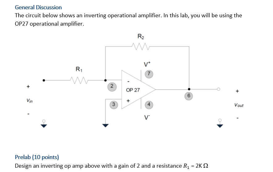 Solved General DiscussionThe circuit below shows an | Chegg.com