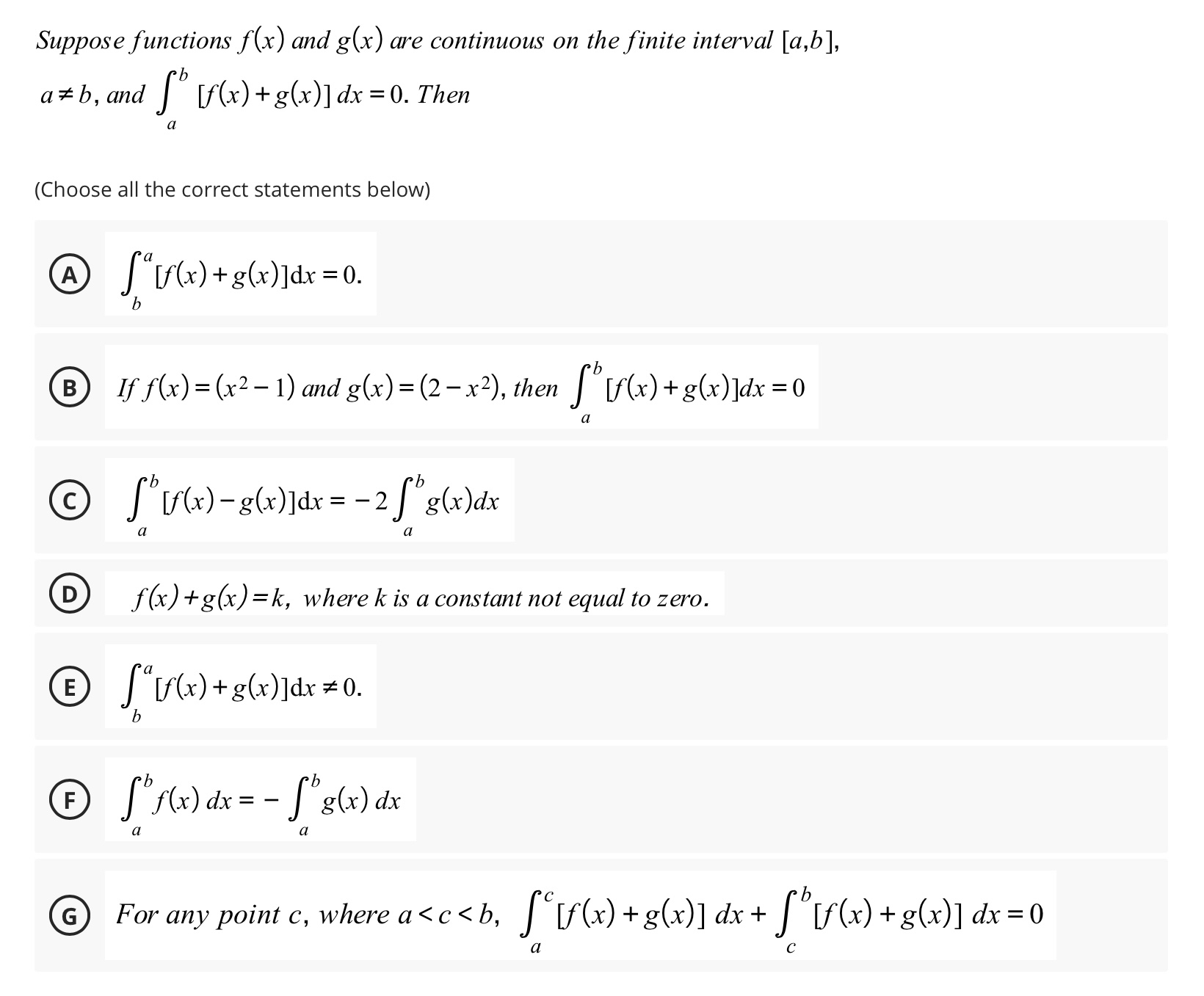 Solved Suppose Functions F X ﻿and G X ﻿are Continuous On