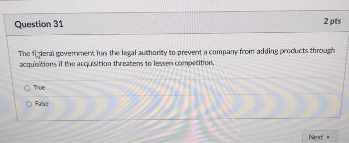 Solved Question 27 Which Of The Following Statements Is Most Chegg
