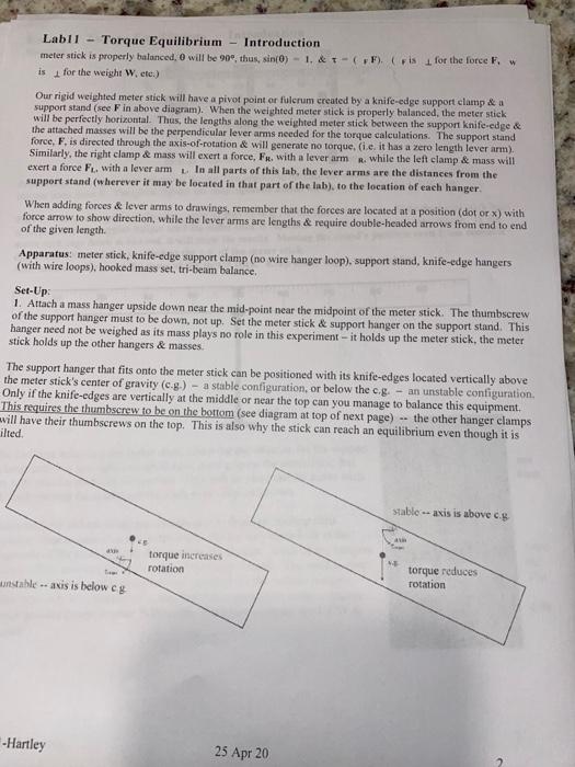 Solved need help answering part for the physics lab. It is | Chegg.com