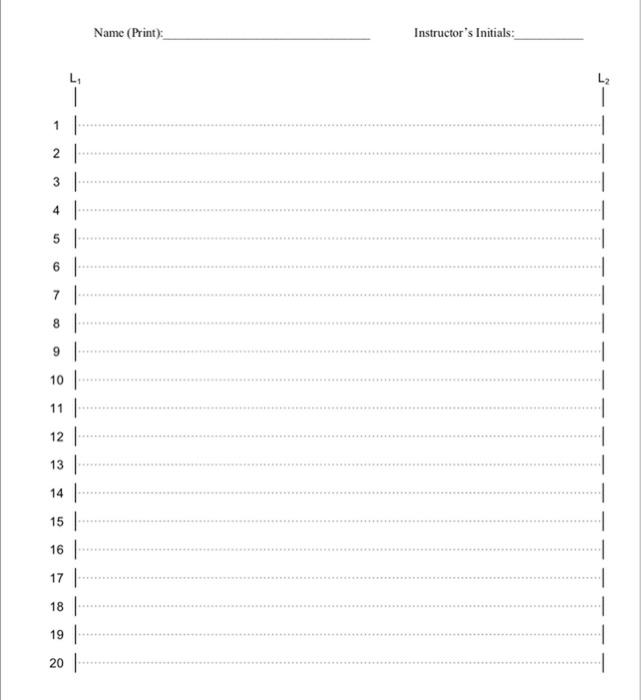 Solved Draw the Ladder Diagram 1. Insert a fuse in L1 and L2 | Chegg.com