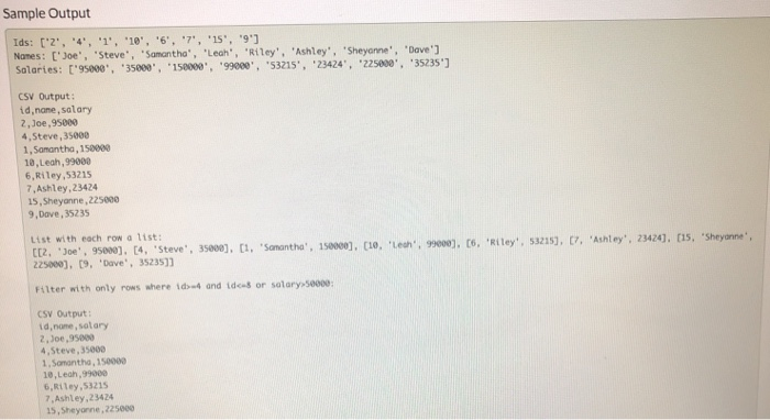 Solved Question #2 (10 marks) Create a Python program that | Chegg.com