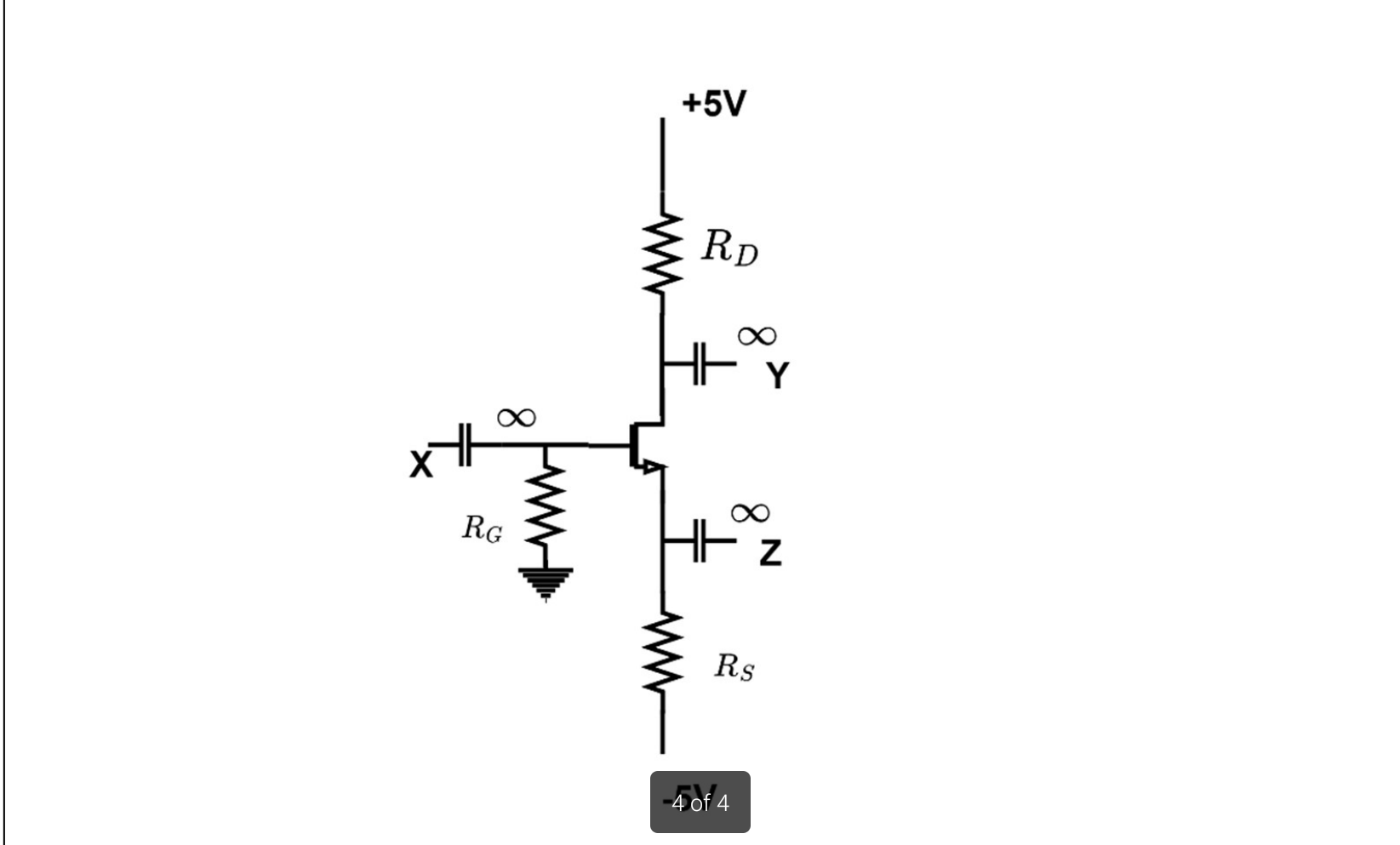 Solved The MOSFET in the amplifier circuit shown in figure | Chegg.com