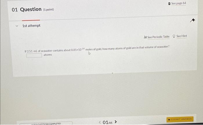 Solved See page 64 01 Question (1 point) 1st attempt bu See | Chegg.com