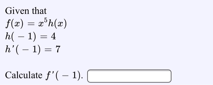 Solved Given That X H X F Ae H 1 4 H 1 7 Chegg Com