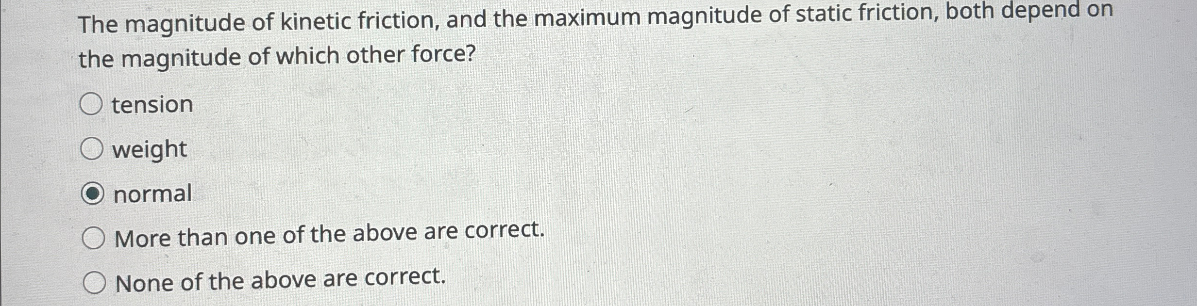 how to find magnitude of the force of kinetic friction