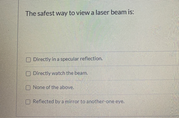 Solved Which Of The Following Statements Concerning A Laser | Chegg.com