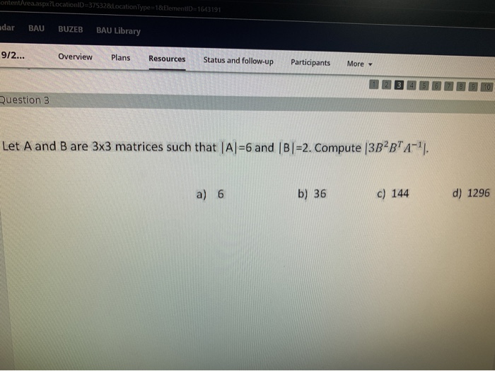Solved Question | Chegg.com