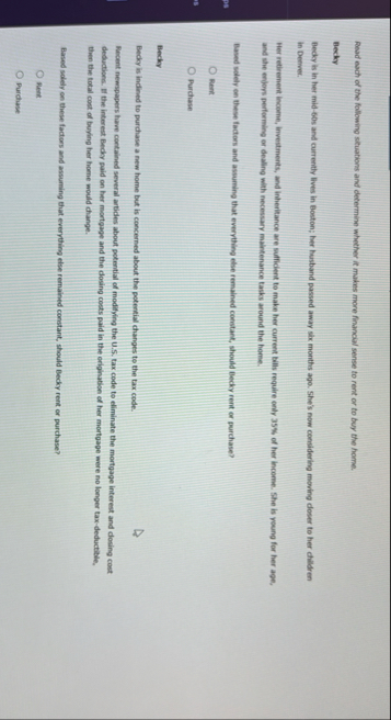 Solved Read each of the following situations and determine | Chegg.com