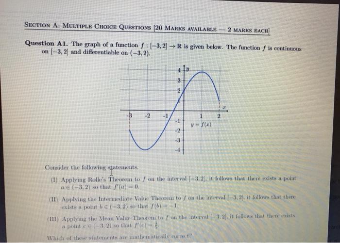 Solved SECTION A: MULTIPLE CHOICE QUESTIONS 20 MARKS | Chegg.com