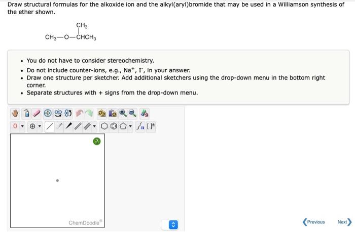 Solved Draw structural formulas for the alkoxide ion and the | Chegg.com