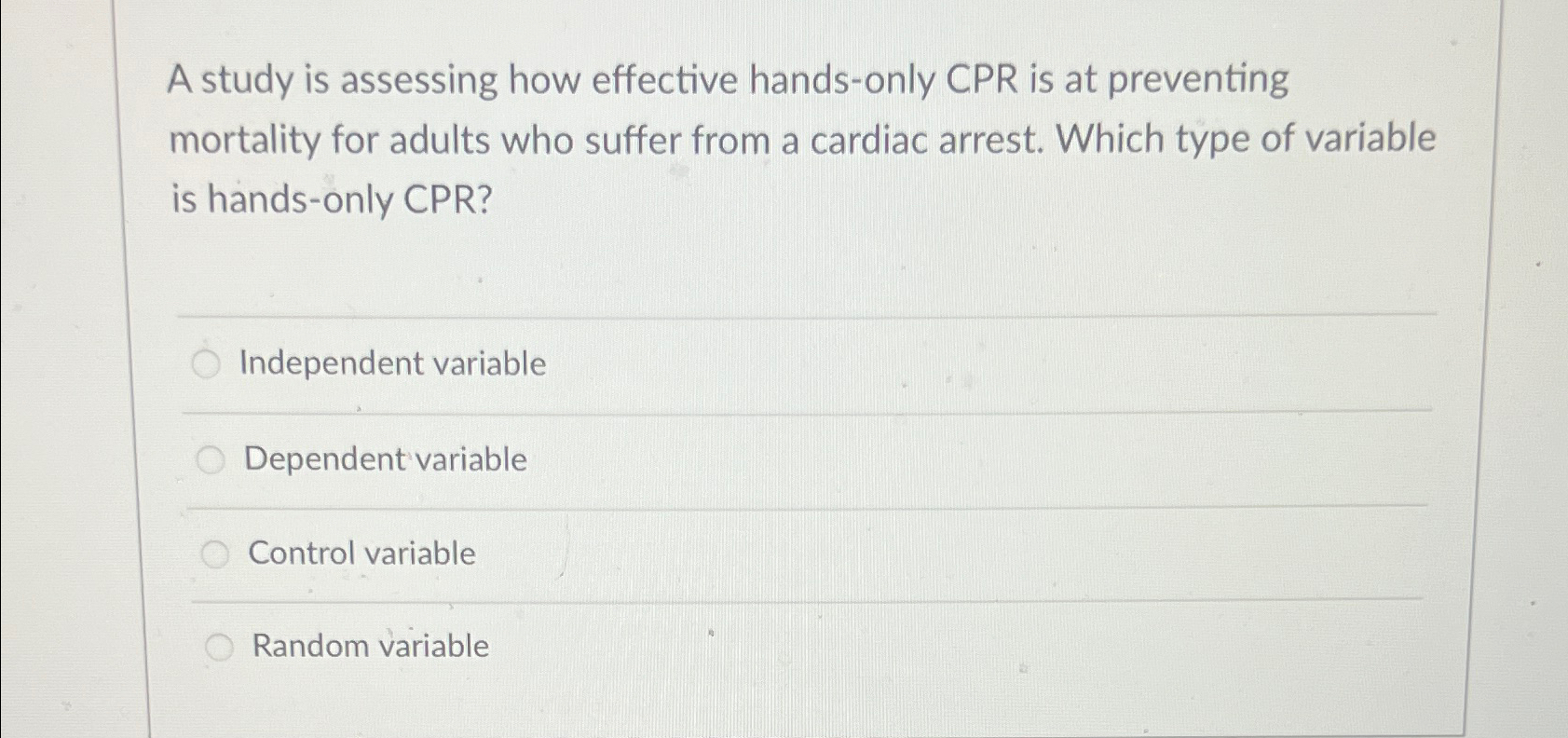 solved-a-study-is-assessing-how-effective-hands-only-cpr-is-chegg